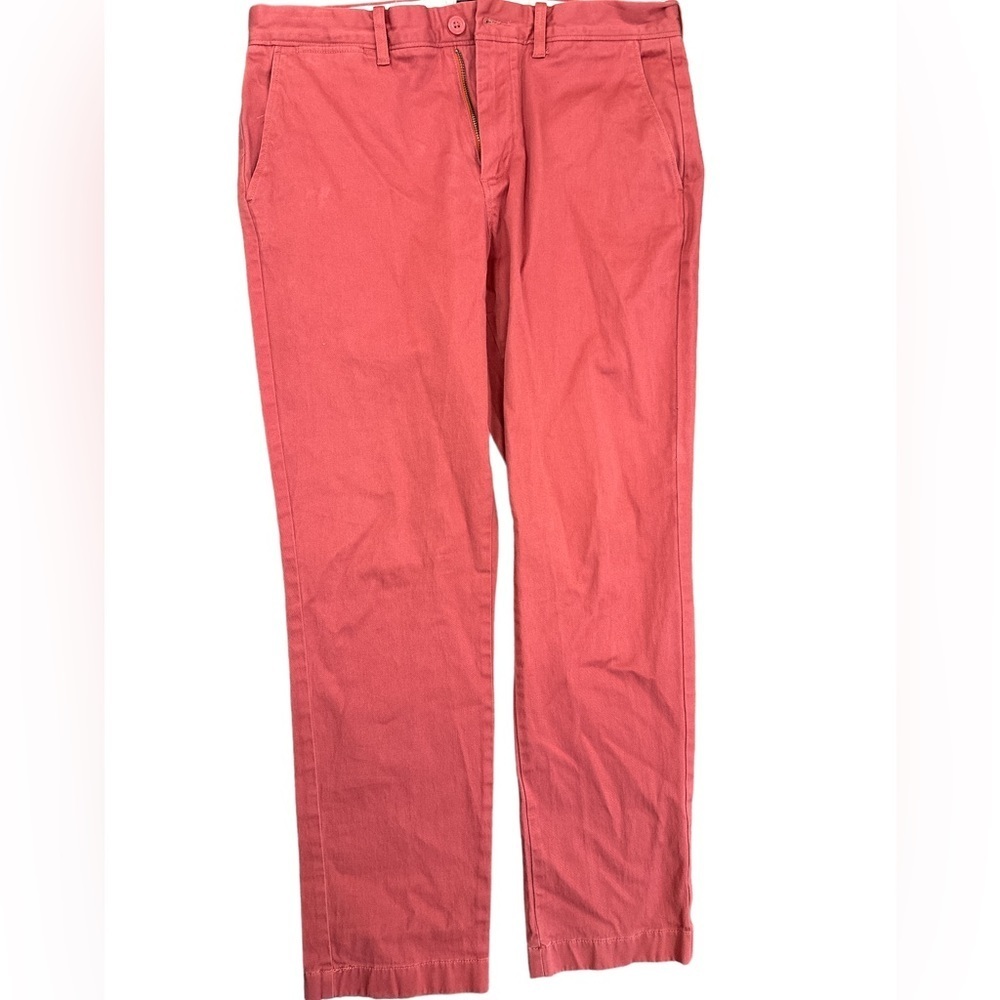 J.Crew Stretch Khakis in Summer Red. 32 x30.